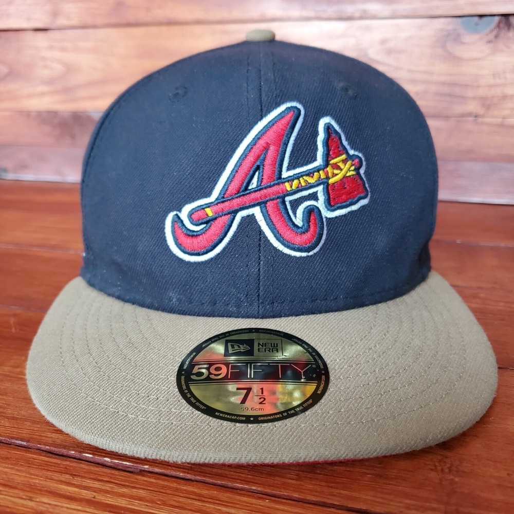 Vintage Atlanta‎ Braves Hat Cap Men New Era Fitted 7 1/2 All Star Game 2000